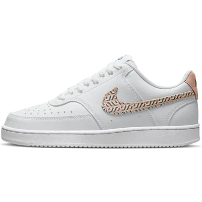 Afbeelding van NIKE Court Borough Low 2 (Gs) Lage schoenen voor kinderen, uniseks, Witte hennep wit Summit White, 42 EU