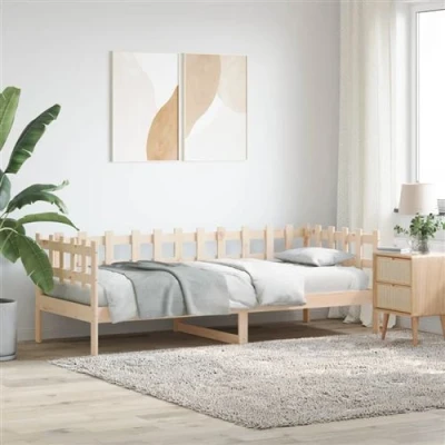 Image de vidaXL Lit de jour sans matelas 90x190 cm bois pin massif