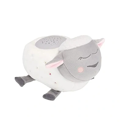 Image de Veilleuse Badabule Peluche musicale Blanche et Grise