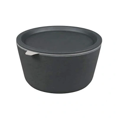 Afbeelding van ZUPERZOZIAL voorraadpot, BACK UP BOX 2L, gebaseerd op bamboe &amp; maïs, donkergrijs