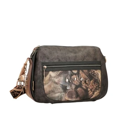 Afbeelding van Anekke Schoudertas Dreamverse Land Crossbody Bag Darkbrown Donkerbruin