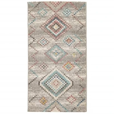 Afbeelding van Vloerkleed ARBIZU binnen en buiten vintage stijl 80x150 cm