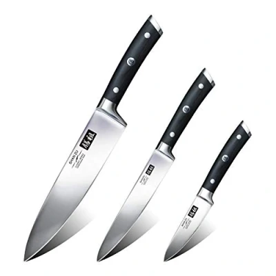 Image de SHAN ZU Set Couteau Cuisine Ensembles de Chef 200mm 153mm Paring 95mm