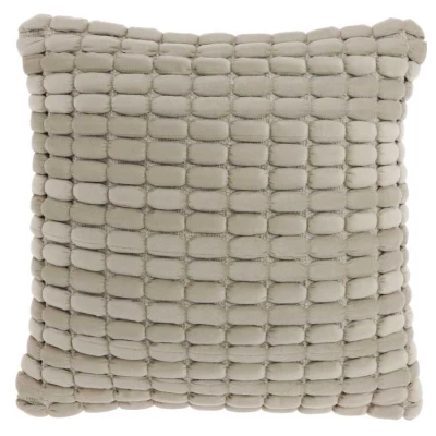 Afbeelding van Unique Living Sierkussen Kensi Chateau Grey 45x45cm