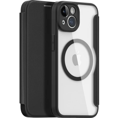 Afbeelding van Dux Ducis iPhone 13 Pro Max Hoesje Geschikt voor Magsafe Book Case Zwart