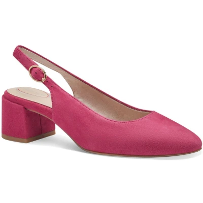 Afbeelding van Tamaris Sling Klassieke pumps, Dames, Maat: 36, Fuxia Leer