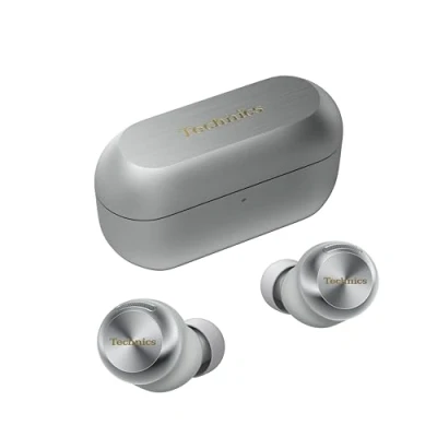 Afbeelding van Technics EAH AZ100E S Draadloze in ear hoofdtelefoon met ruisonderdrukking, 10 mm magnetische vloeibare driver, multipoint Bluetooth, Focus AI stem, comfortabele