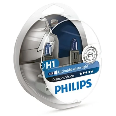 Image de Philips 12258DV Diamond Vision 5000K H1 Auto Scheinwerfer Birnen (TwinPackvonBirnen)