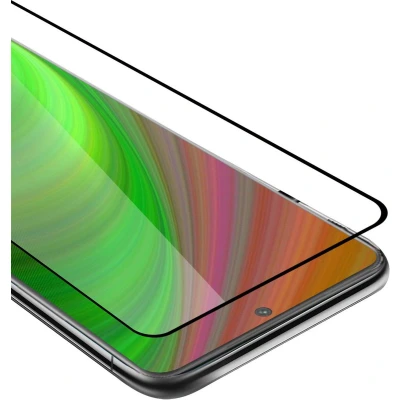 Afbeelding van Cadorabo Screenprotector geschikt voor Samsung Galaxy S21 ULTRA Volledig scherm pantserfolie Beschermfolie in TRANSPARANT met ZWART Gehard (Tempered) display beschermglas 9H hardheid 3D Touch