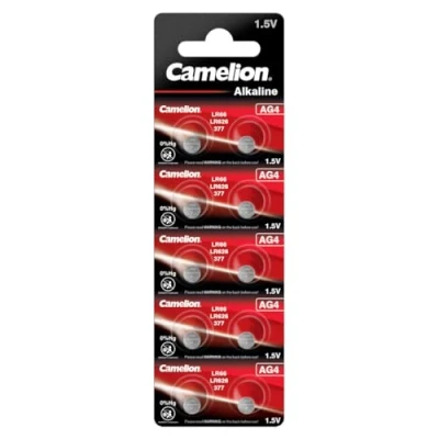 Afbeelding van Camelion knoopcel LR66 / AG4 G4 LR626 177 SR626W GP77A 377 10 stuks