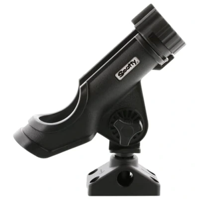 Image de Powerlock Rod Holder, Black, incl. 0241 Side/Deck Mount Support bateau