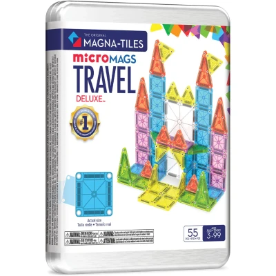 Afbeelding van Magna tiles magnetische tegels micromags travel set deluxe 55st