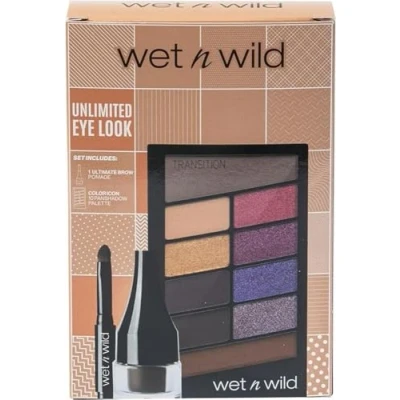 Afbeelding van Wet n Wild Ultimate Eye Look Set, make upset met langdurige wenkbrauwpomade en Color Icon oogschaduwpalet, 10 tinten, romige pomade gepigmenteerde oogschaduw