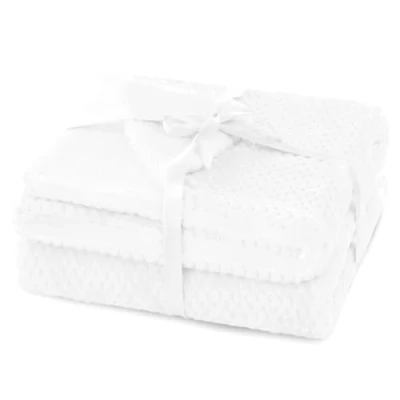 Afbeelding van AmeliaHome Knuffeldeken 170 x 210 cm, lamsvacht look, wit