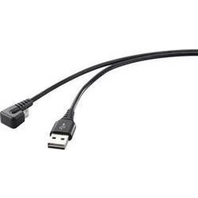 Afbeelding van Renkforce USB kabel 2.0 A stekker, micro B stekker 1.00 m Zwart RF 4598342