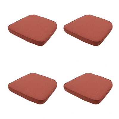 Afbeelding van Madison Wickerkussen 48x48 Oranje Beige Recycled Canvas 4 Stuks