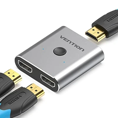 Afbeelding van Vention HDMI Switch 2 in 1 splitter Bi directioneel 4K &amp; 60Hz