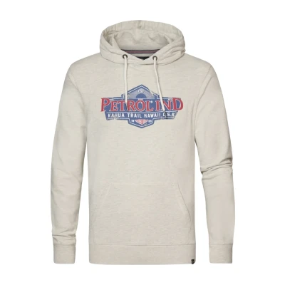 Afbeelding van Petrol Industries Herren Kleding Sweatshirts en Hoodies Capuchontruien Wit XL