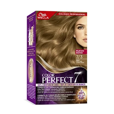 Afbeelding van Wella Color Perfect Permanente haarkleur voor hydraterend en helder haar, hazelnootblond