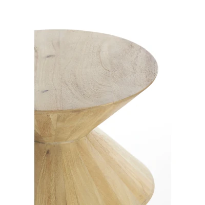 Afbeelding van Light &amp; Living Bijzettafel LARUS Ø40x50cm Bruin