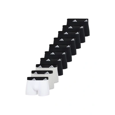 Afbeelding van adidas Sportswear Retro 10ER PACK Active FLEX Onderbroeken, Heren, Maat: Large, Schwarz weiß grau