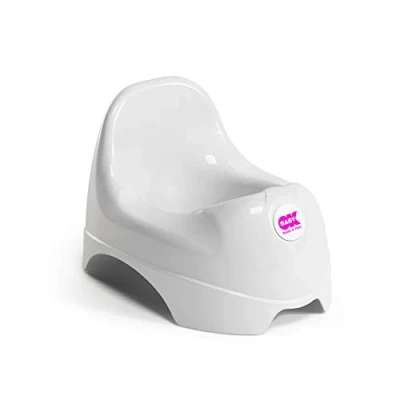 Afbeelding van OKBABY Relax Klassieke pot voor kinderen, anatomische zitting, wit