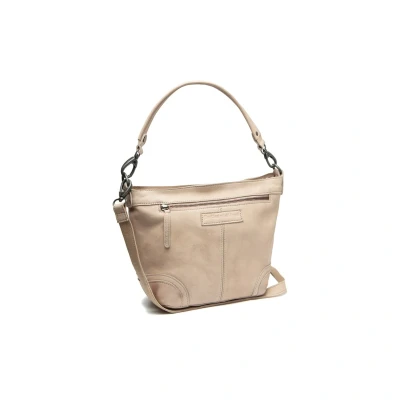 Afbeelding van Leren Schoudertas Beige Lucy voor Dames The Chesterfield Brand