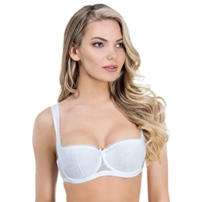 Afbeelding van Rosme Eliza Collection Damesbeha met gevoerde bandjes, Wit 2