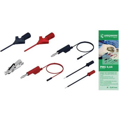 Afbeelding van SKS Hirschmann PMS 0,64 Meetsnoerenset [Banaanstekker 4 mm Bus mm] 1.00 m Zwart, Rood 1 set(s)