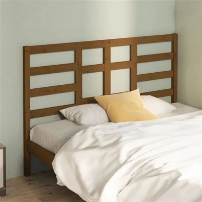 Afbeelding van vidaXL Hoofdbord 141x4x104 cm massief grenenhout honingbruin