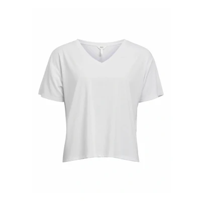 Afbeelding van Object Tshirt basic, Dames, Maat: XS, White