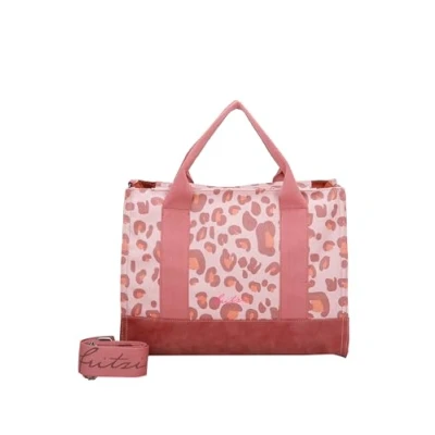 Afbeelding van Fritzi aus Preußen Schoudertas Canvas Tote Bag Leo Brick Roze