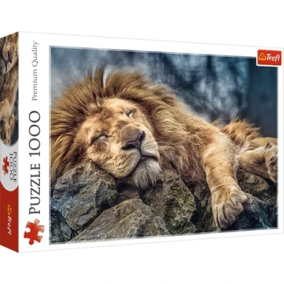Image de Puzzle Trefl Lion endormi, 1000 pièces