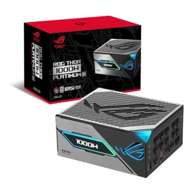 Afbeelding van ASUS Netzteil ROG Thor 1000T3 GAMING (1000 W), PC voedingseenheid, Zwart