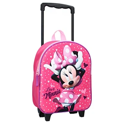 Afbeelding van Minnie Mouse 3D trolley rugtas 8712645279636