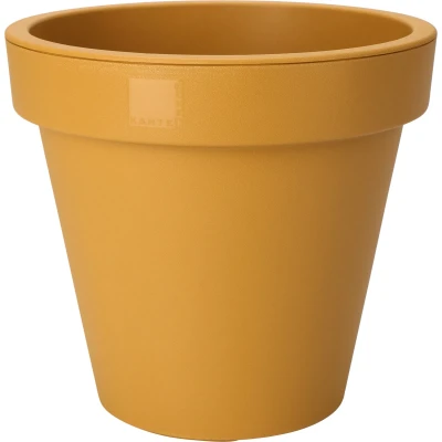 Afbeelding van Bloempot ek rond 25 cm oker Nampook