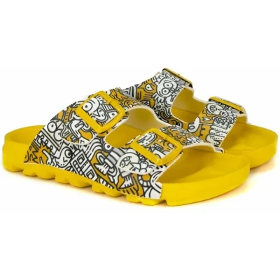 Afbeelding van GOBY Caricature Slipper Handgemaakt Premium Kwaliteit Maat 38