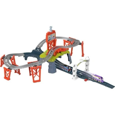 Afbeelding van Thomas &amp; Friends Fisher Price en zijn vrienden van de Chicalor Cup met Kana locomotieven om te duwen circuit, speelgoed voor kinderen, vanaf 3 jaar, HFW03