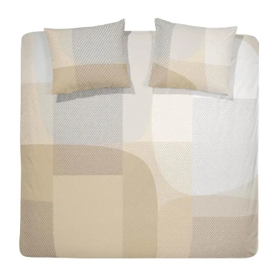 Afbeelding van Damai Dekbedovertrekset satijn 200 x 200/220 cm Moore butter cream + 2 kussenslopen 60x70