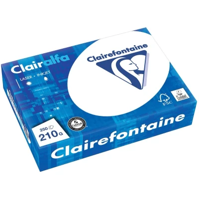 Afbeelding van Clairefontaine Clairalfa Presentatiepapier Ft A4, 210 G, Pak Van 250 Vel