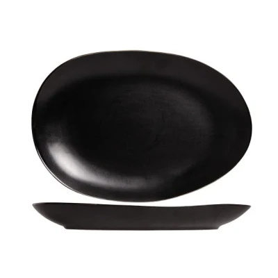 Afbeelding van Cosy &amp; Trendy Serveerschaal Vongola Black 36 x 25 cm