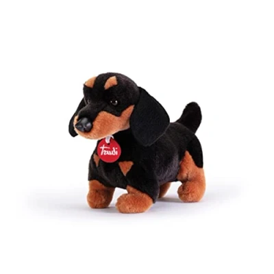 Afbeelding van Trudi Classic knuffel Hond Tekkel 25 cm Hoge kwaliteit pluche Knuffeldier voor jongens en meisjes 11x19x25 maat S