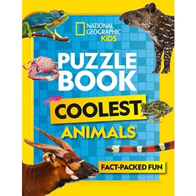 Afbeelding van National Geographic Kids Puzzle Book Coolest Animals