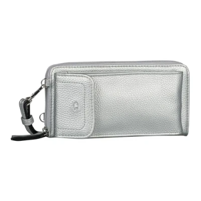 Afbeelding van TOM TAILOR Portemonnee Ela Long Zip Wallet Silver Zilverkleurig
