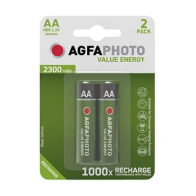 Image de Agfaphoto Mignon AA pile rechargeable (2 pièces)