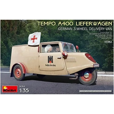 Afbeelding van 1:35 MiniArt 35382 German Tempo A400 Lieferwagen Plastic Modelbouwpakket