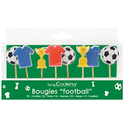 Afbeelding van Scrapcooking Kaarsen Voetbal Set/8