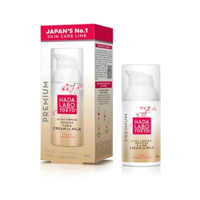 Afbeelding van Hada Labo Tokyo Premium Booster Ultra Stevigheid Hyaluronzuur, Hydraterende Gezichtscrème, Gezichtsverzorging
