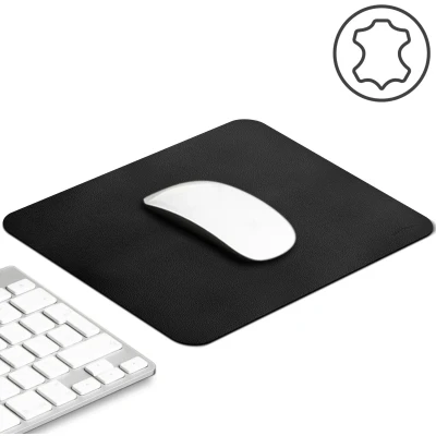 Afbeelding van iMoshion Muismat 21 x 26 cm Gemaakt van PU Leer Antislip Materiaal Geschikt voor School en Kantoor