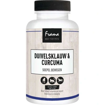 Afbeelding van Frama Best For Pets Duivelsklauw en Curcuma 60 capsules